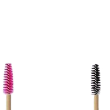 Bamboo Wimpern- und Augenbrauenbürstchen 50 Stück - pink oder schwarz
