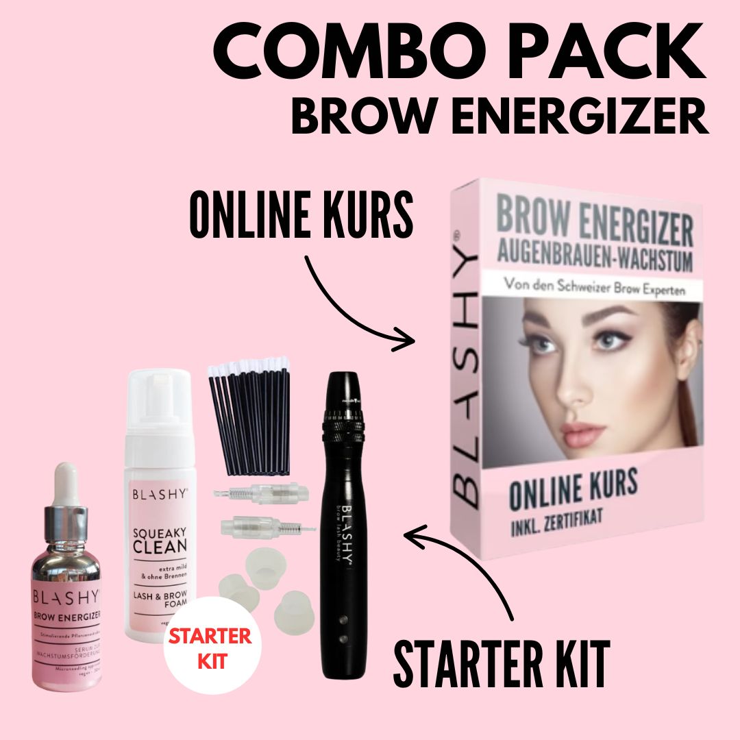 Brow Energizer Starter Combo Pack: Kit & Online-Kurs