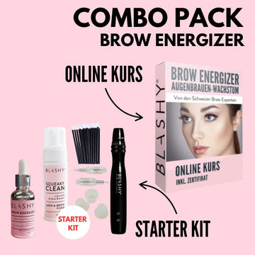 Brow Energizer Starter Combo Pack: Kit & Online-Kurs