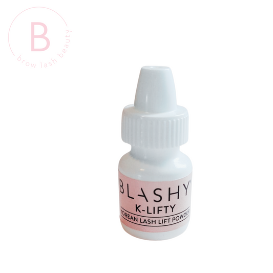 "BLASHY Lash Lifting Puder K-LIFTY 3g - Innovatives Puder für Korean und Glueless Lash Lifting ohne wasserlöslichen Kleber"