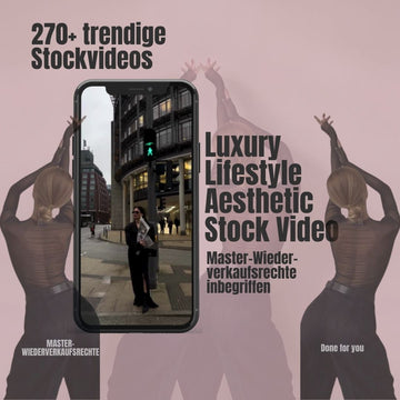 REELS 270 Luxury Lifestyle Aesthetic Stock Videos [MRR & PLR]