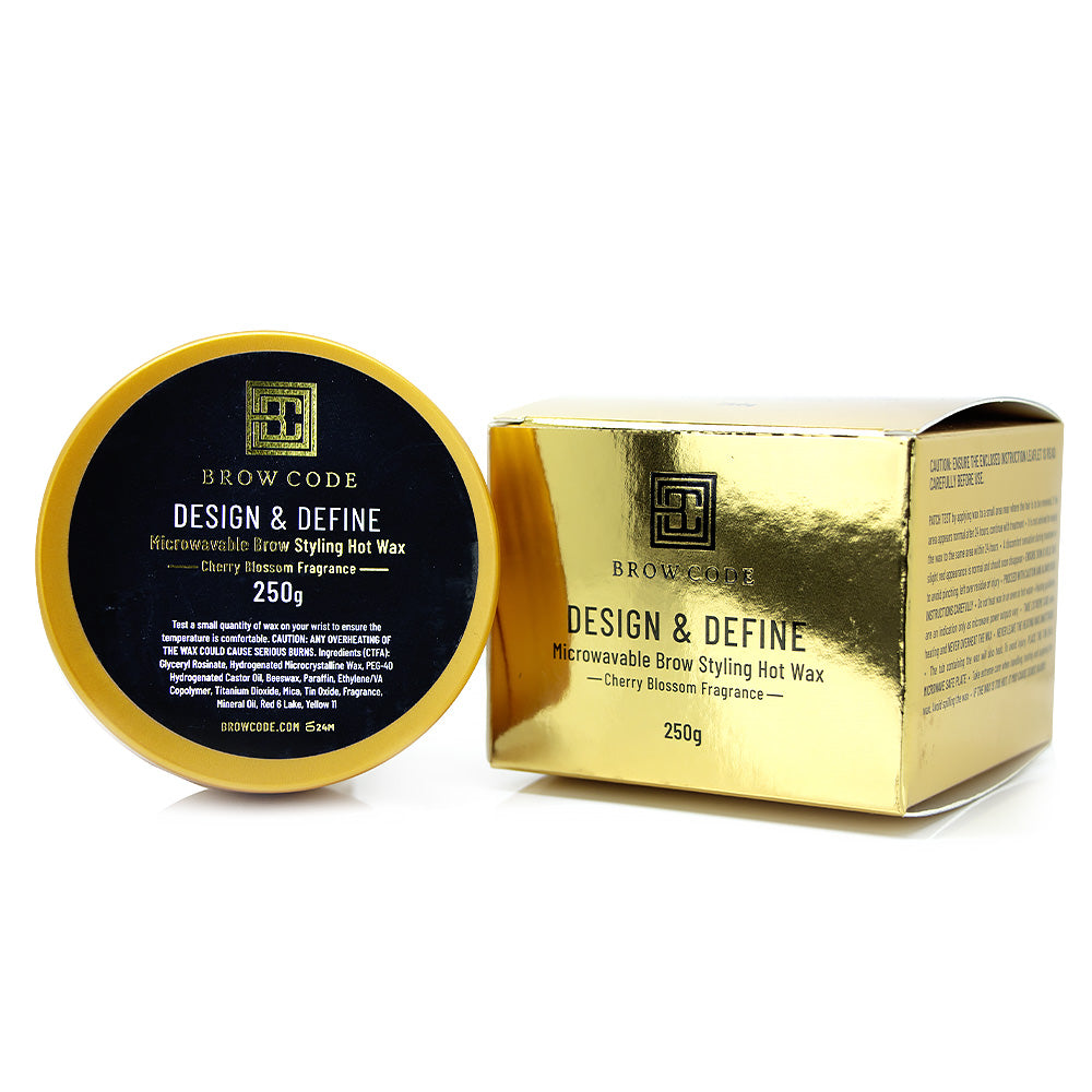 Brow Code AT HOME KIT Heisswachs, mikrowellengeeignet, 250g - perfektes Augenbrauen-Styling für zuhause. Blashy Shop