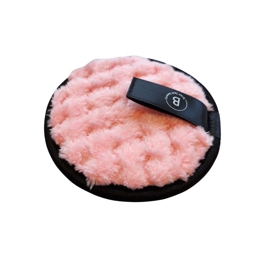 Blashy BLASHY FLAUSCHY 3er-Pack rosa runde Abschminkpads mit schwarzem Rand und Schlaufe, neues Design. Blashy Shop