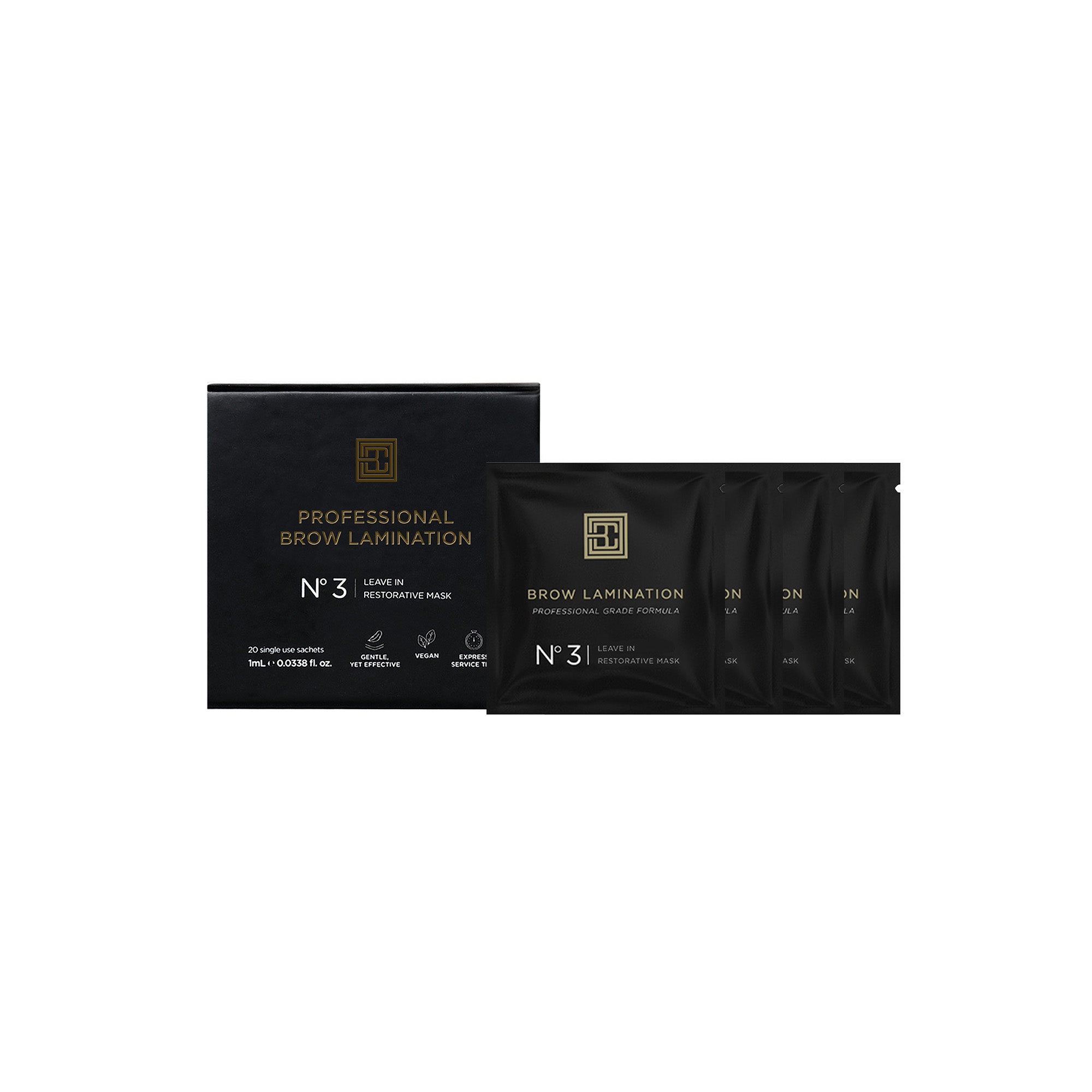 Brow Lamination No.3  Lotion - Regenerierung, 20 Sachets