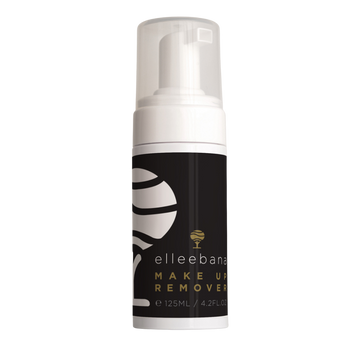 Eine weiße 30-ml-Flasche Elleebana Make-up-Entferner, ölfrei, für die Vorbereitung auf den Lash Lift, mit einem schwarz-goldenen Etikett. Blashy Shop