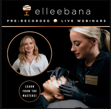 Zwei Frauen stellen die Lash & Brow Academy vor ELLEEBANA ONLINE WEBINAR-wimpern richtig beurteilen mit Anieka Mudford!. Blashy Shop