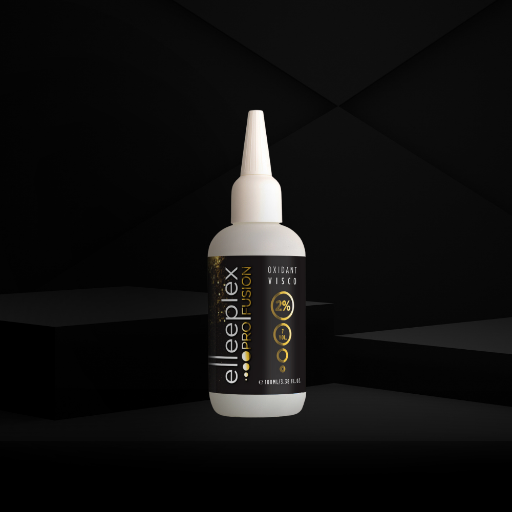 Sie sehen eine Flasche Elleebana Elleeplex Profusion Creme Oxydant 2%, 100ml. Blashy Shop
