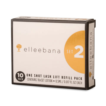 Elleebana Single Lash Lift Lotion Nr. 2, 10er-Pack; enthält zehn 0,5-ml-Einweg-Nachfüllpackungen für Wimpernlifting. Blashy Shop