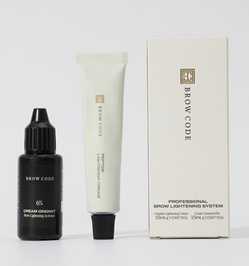 Brow Code STARTER KIT Lemon Lights Augenbrauen-Aufheller Bleaching Kit für professionelle Augenbrauenaufhellung. Blashy Shop