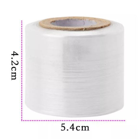 Blashy C Folie zum Abdecken von Augenbrauen und PMU, 4,2 cm hoch, 5,4 cm Durchmesser, klare Plastikfolie. Blashy Shop