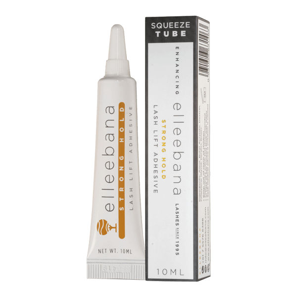 Elleebana Lash Lift Kleber in der Tube, starker Halt, 10ml, Wimpernlifting Kleber, weiße Verpackung mit oranger Schrift. Blashy Shop