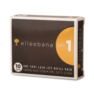 Eine Dose mit der Aufschrift Elleebana - Nur Lash Lift Lotion Nr. 1, 10er Pack für Wimpernlifting. Blashy Shop