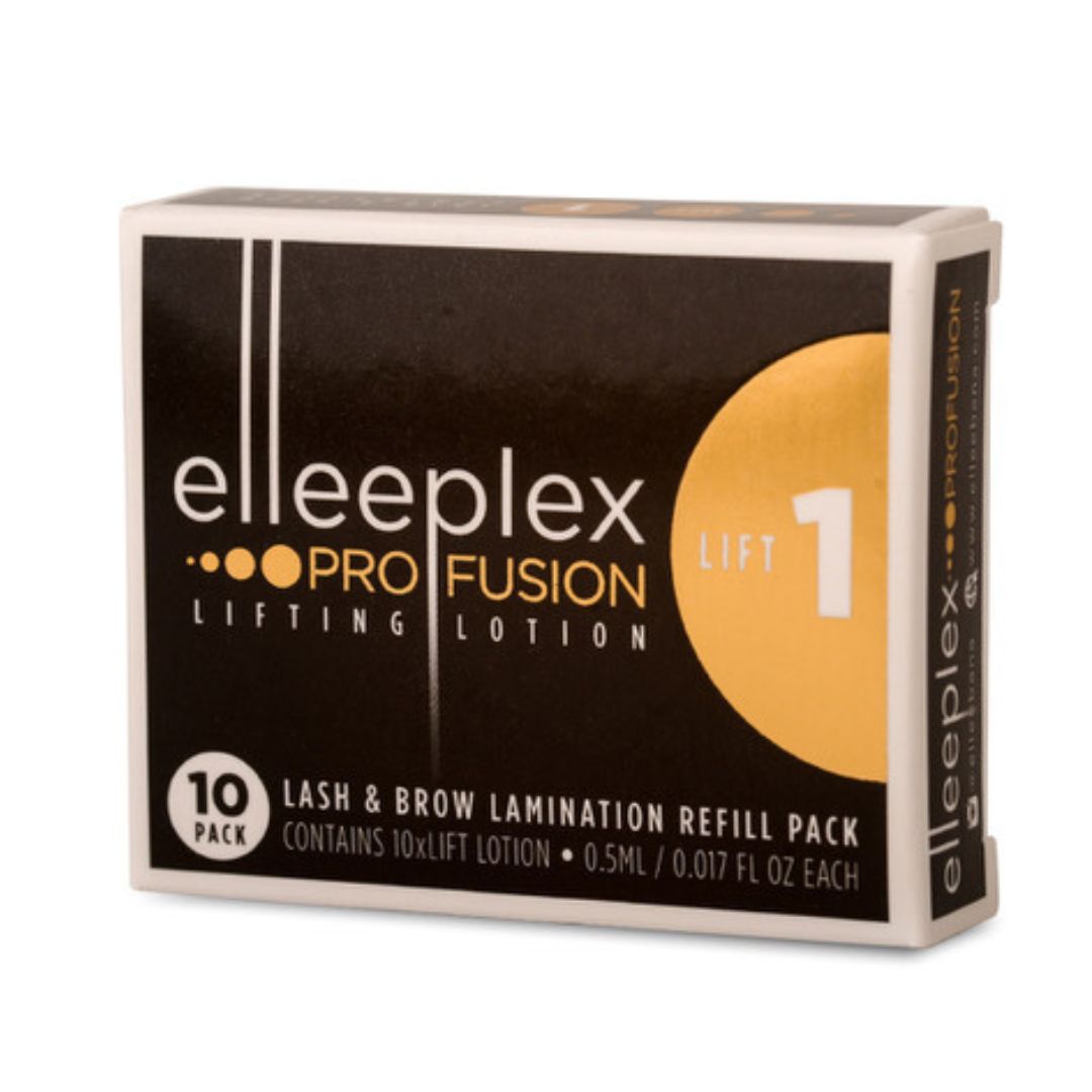 Ein 10er-Pack Elleebana Single Elleeplex Profusion Nur Lash&Brow Lift Nr. 1 Sachets für Laminierungsbehandlungen. Blashy Shop