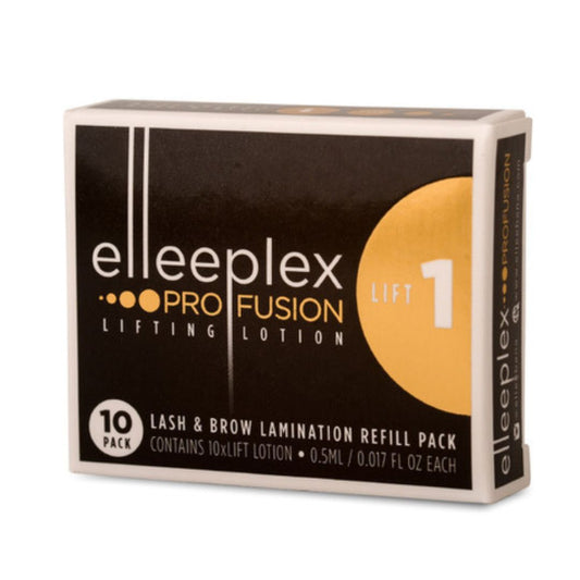Ein 10er-Pack Elleebana Single Elleeplex Profusion Nur Lash&Brow Lift Nr. 1 Sachets für Laminierungsbehandlungen. Blashy Shop