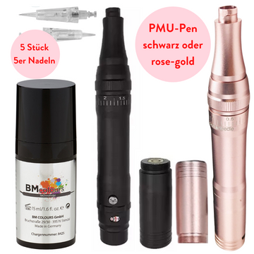 Blashy C STARTER KIT: Verbesserte Pigmententfernung mit PMU-Pen, Nadeln und Pigmentkiller. Blashy Shop
