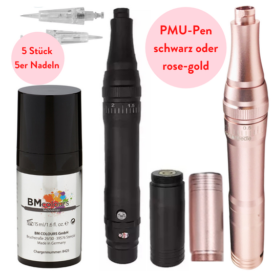 Blashy C STARTER KIT: Verbesserte Pigmententfernung mit PMU-Pen, Nadeln und Pigmentkiller. Blashy Shop